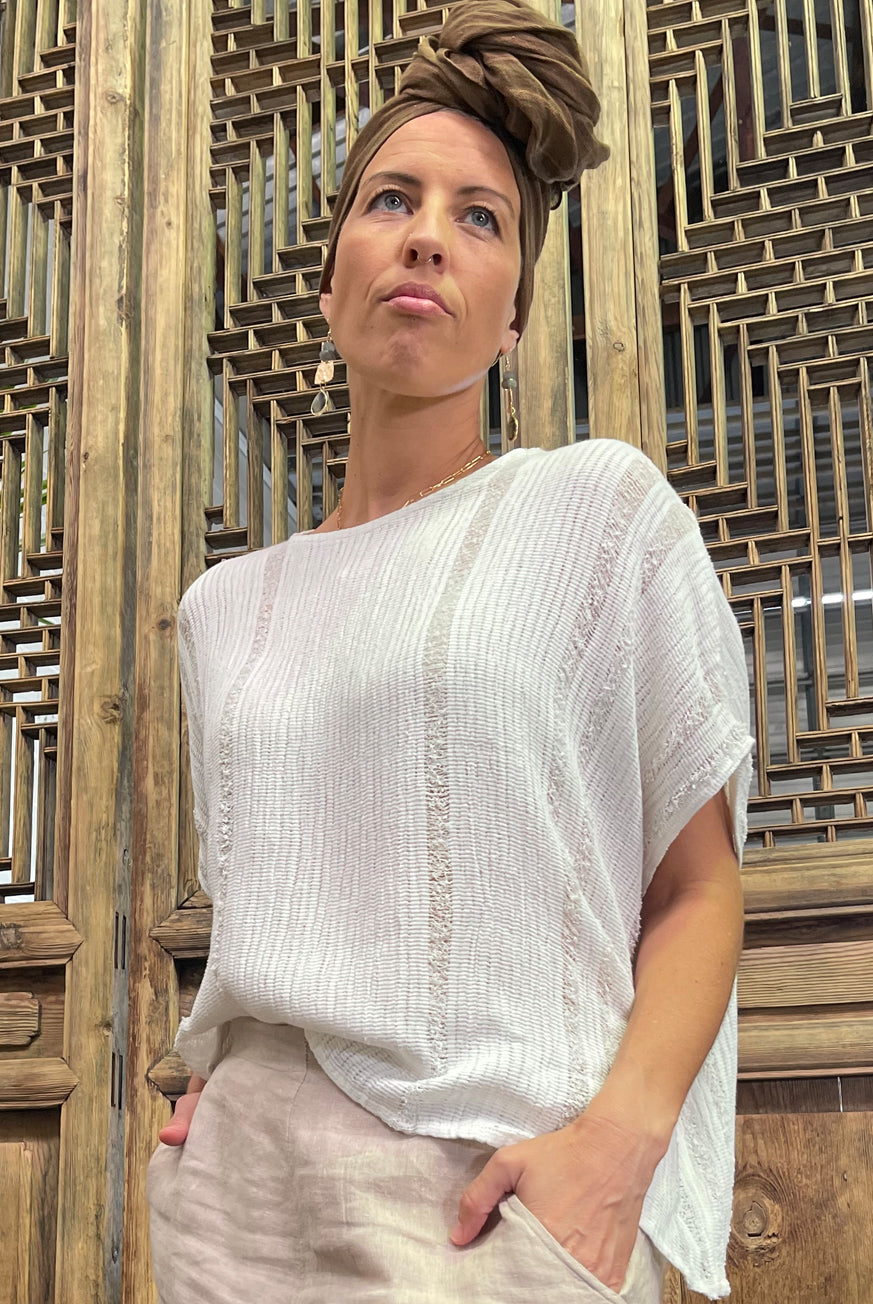 Trevi Hand Woven Top