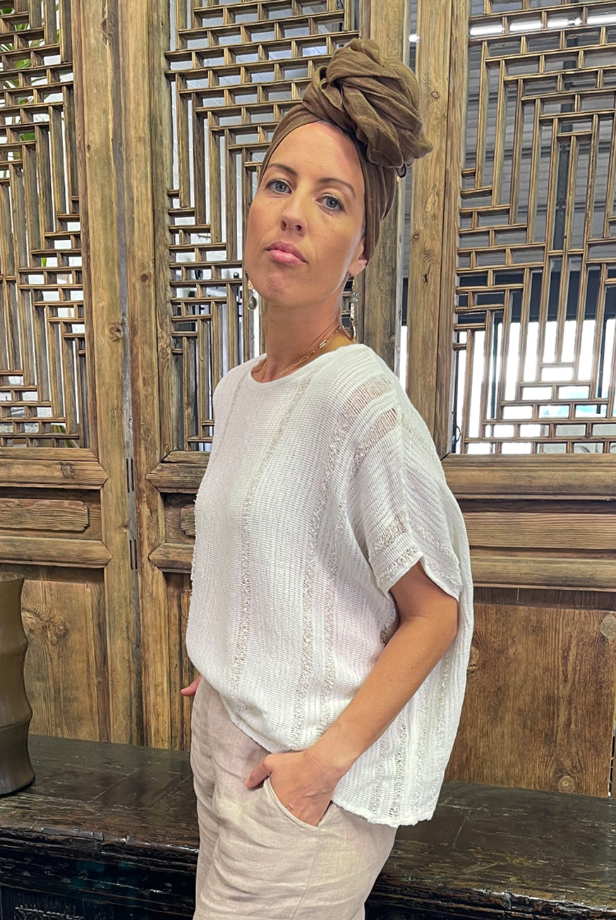 Trevi Hand Woven Top