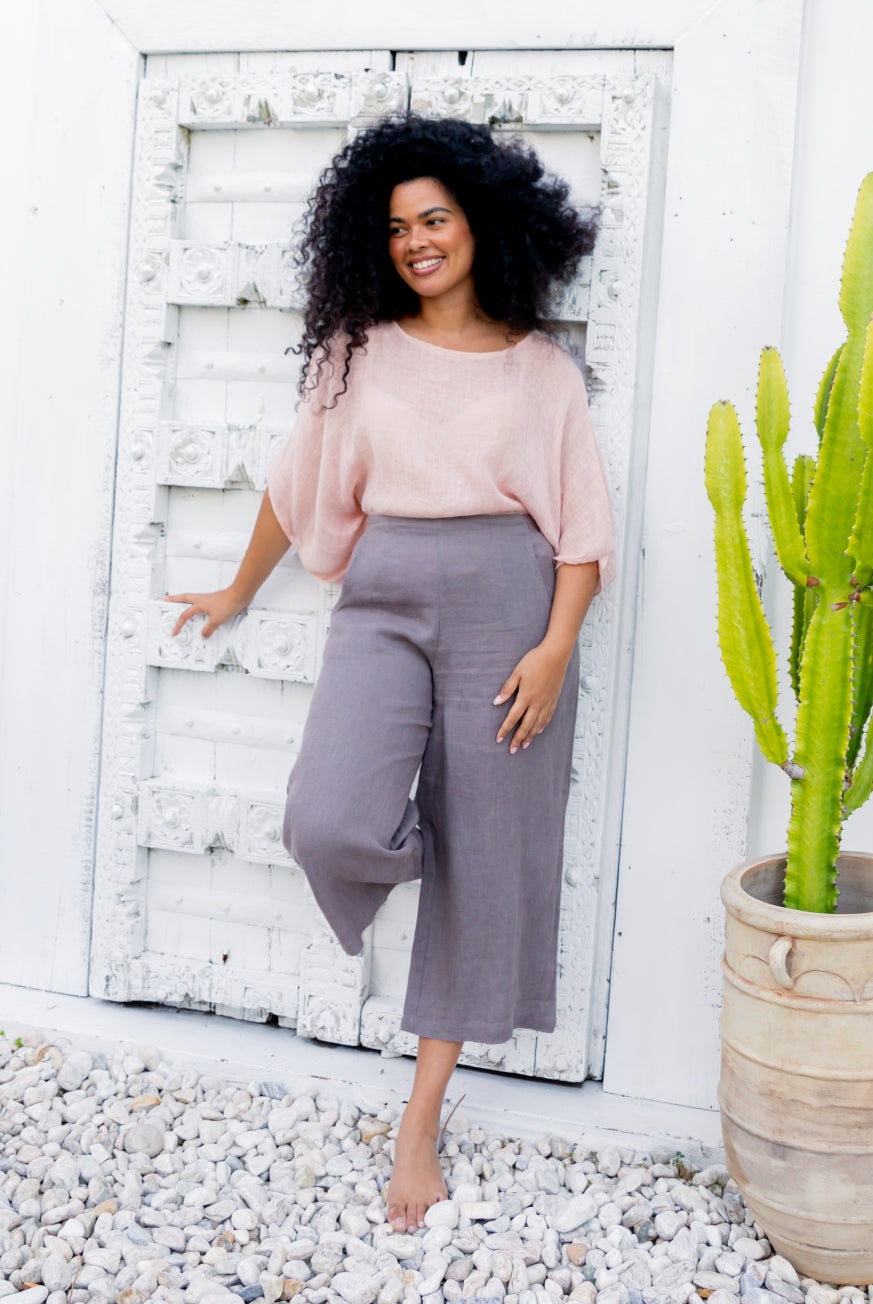 Venice Linen Gauze Floaty Top