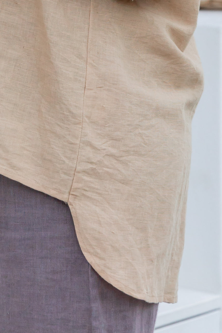 Amalfi Linen Blouse