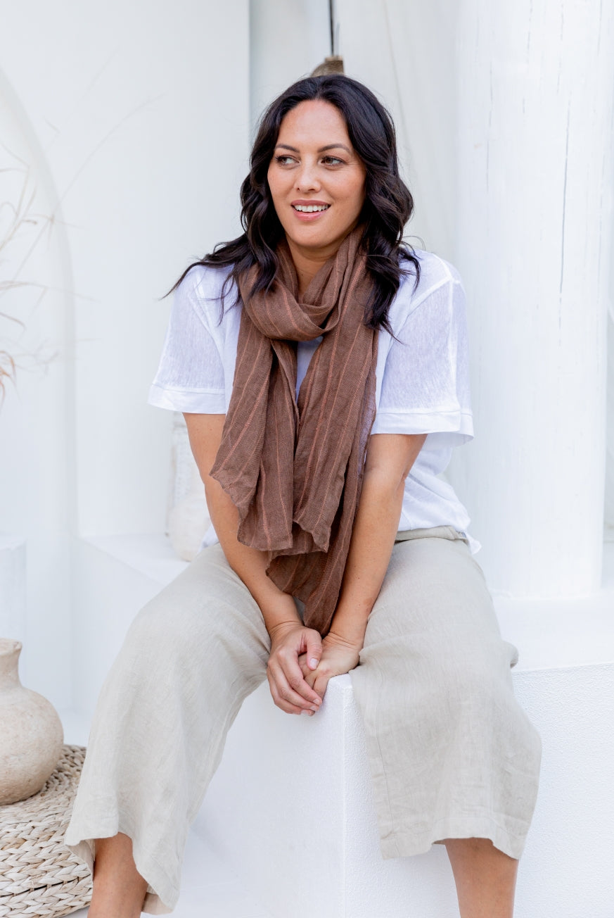 Valento Soft Pure Linen Scarf