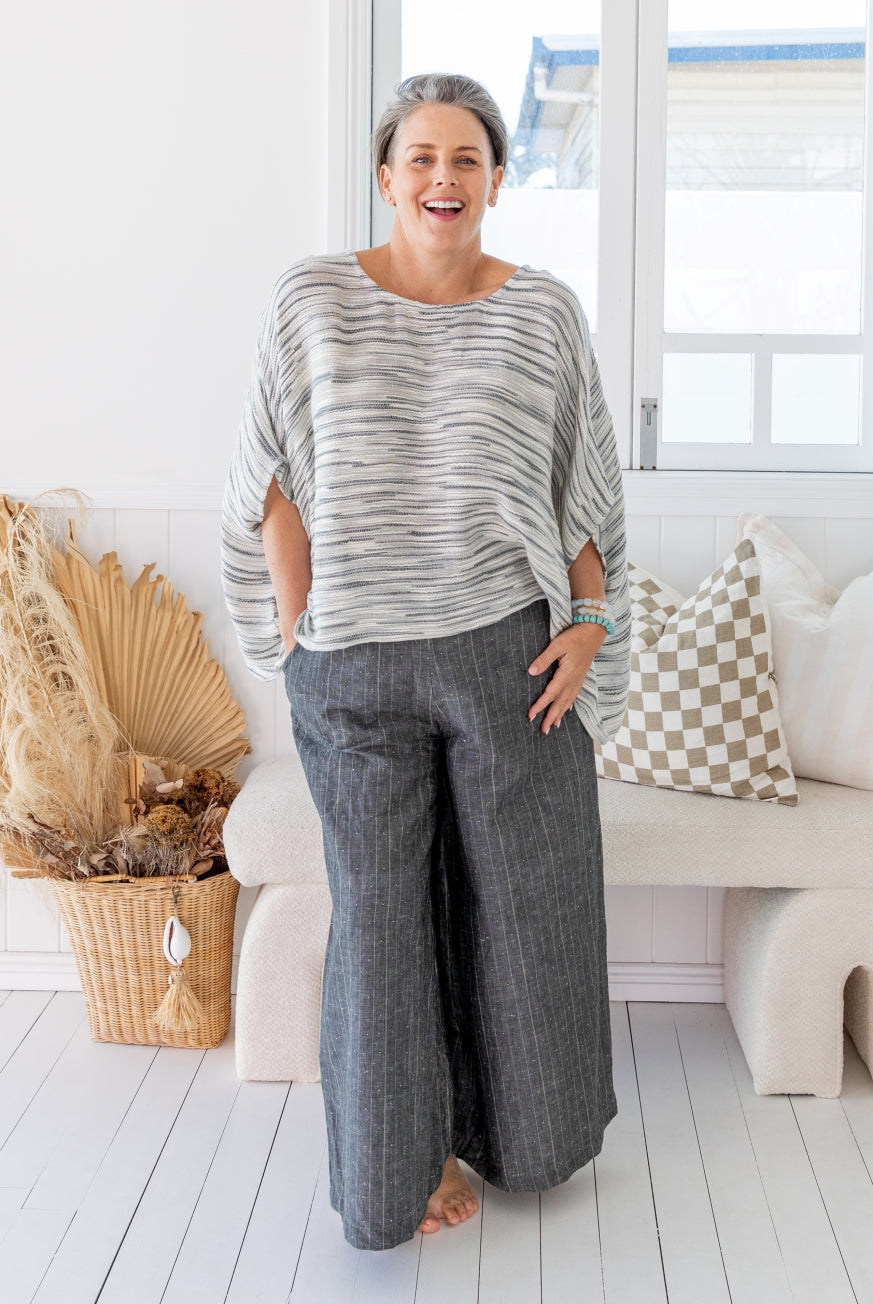 Tessuto Hand Woven Cotton Top