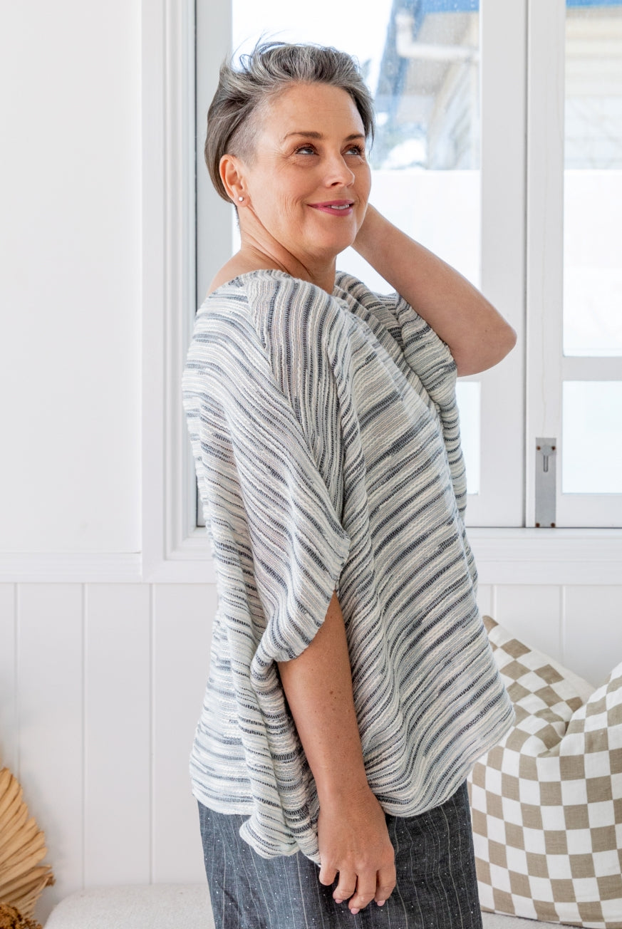 Tessuto Hand Woven Cotton Top
