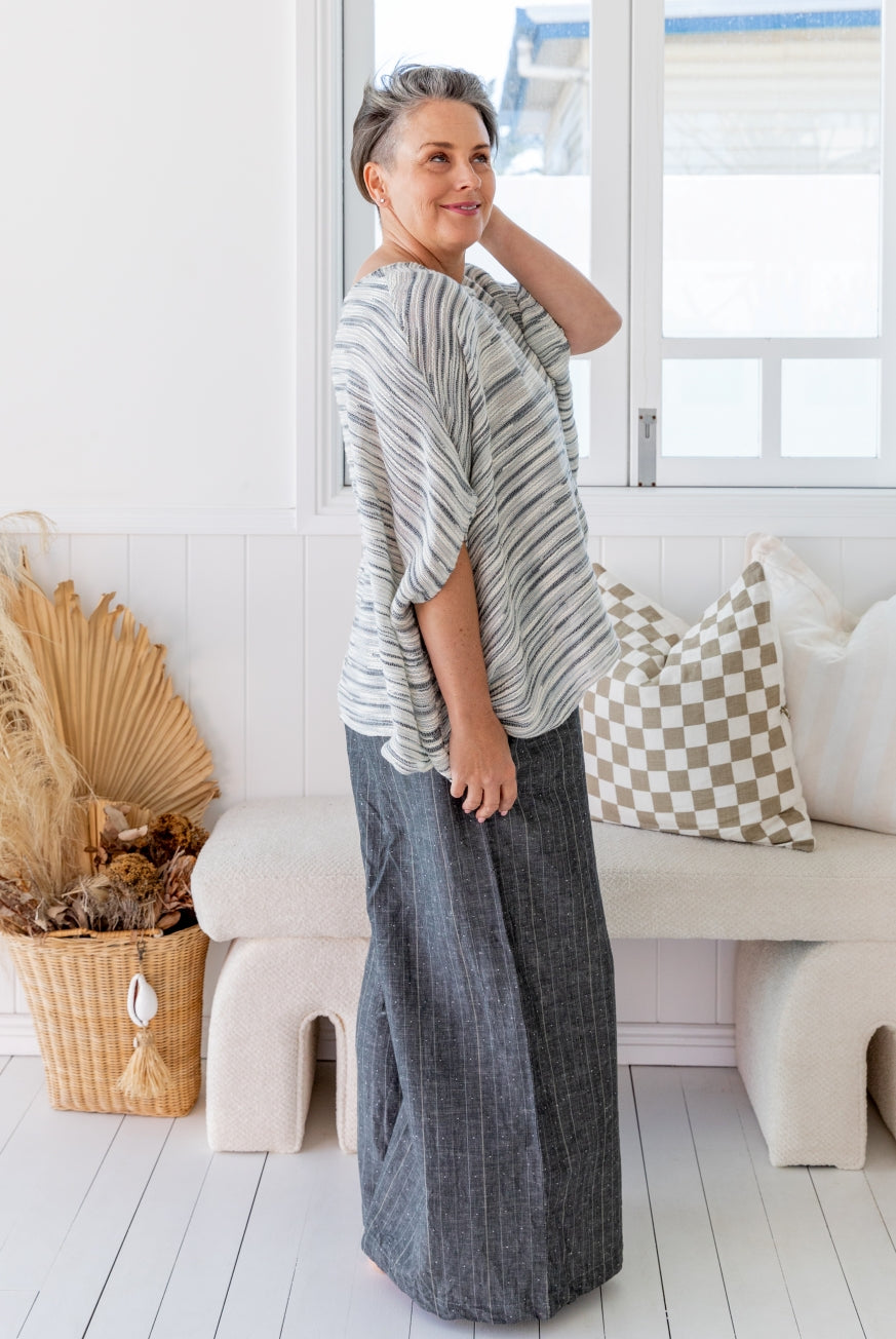 Tessuto Hand Woven Cotton Top