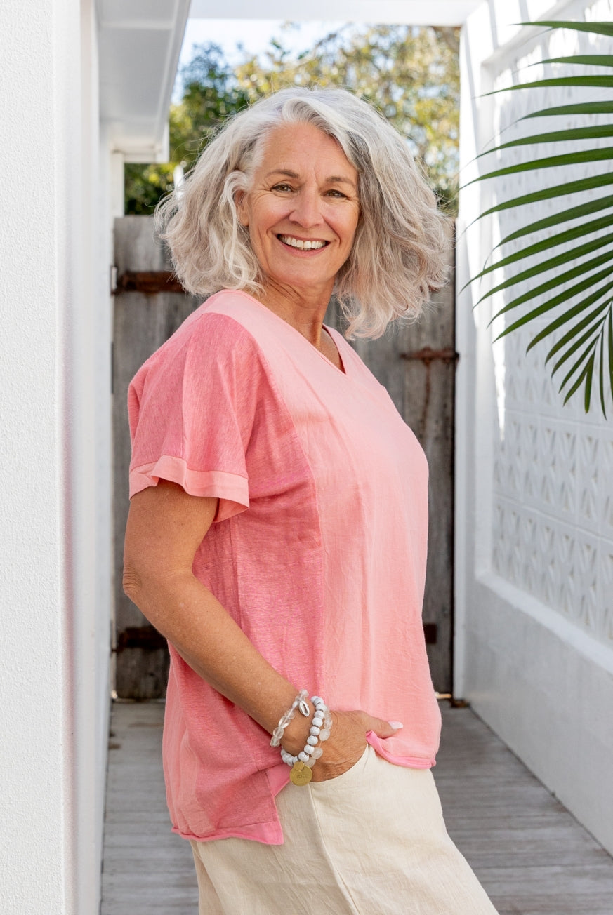 Sorrento Linen Tee