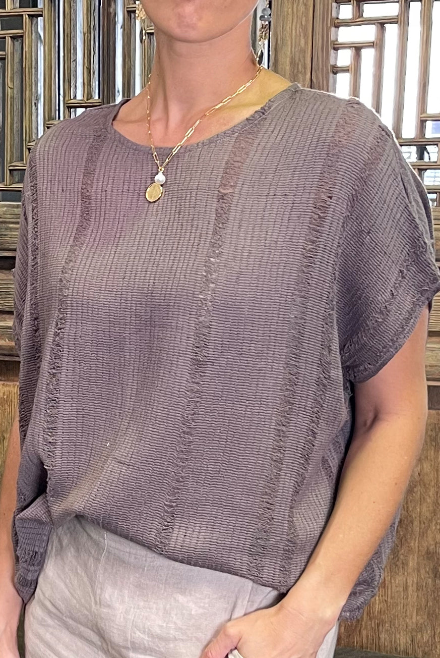 Trevi Hand Woven Top