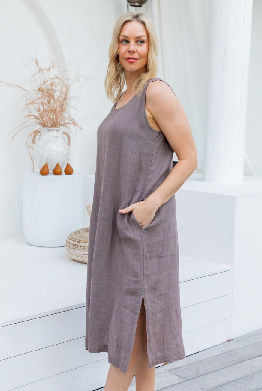 Sardinia Linen Dress - Limited edition – KimVanLoo