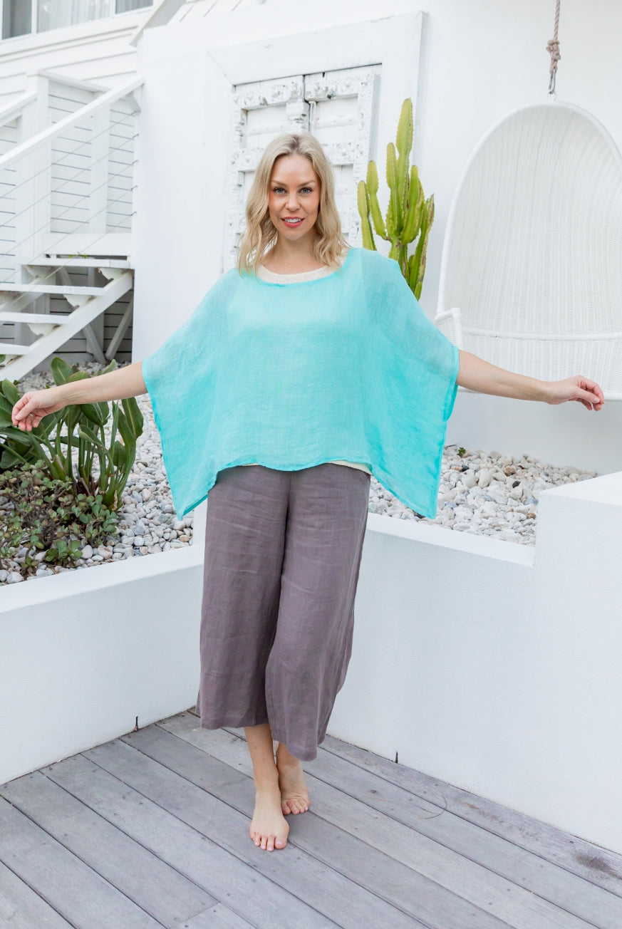 Venice Linen Gauze Floaty Top