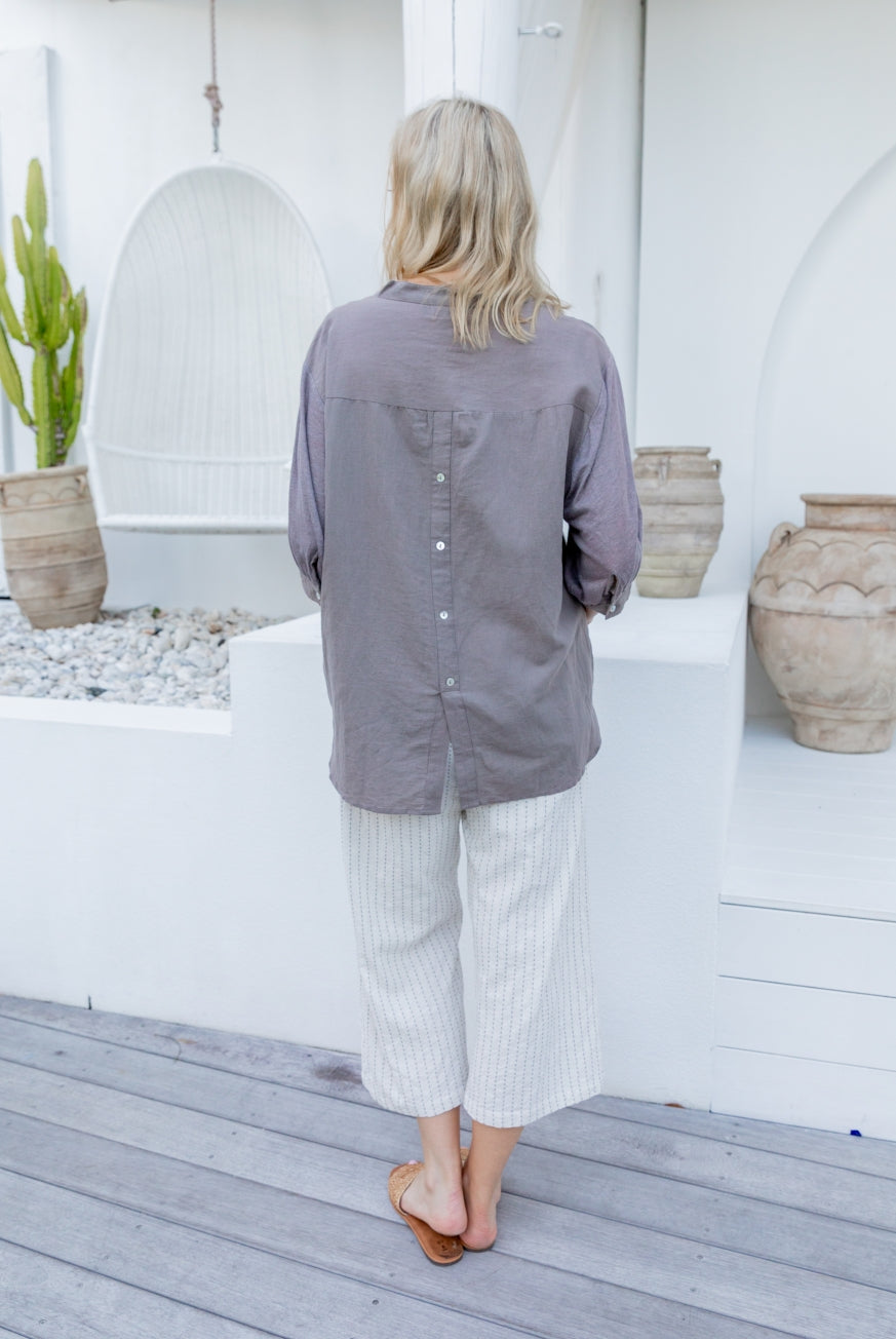 Amalfi Linen Blouse