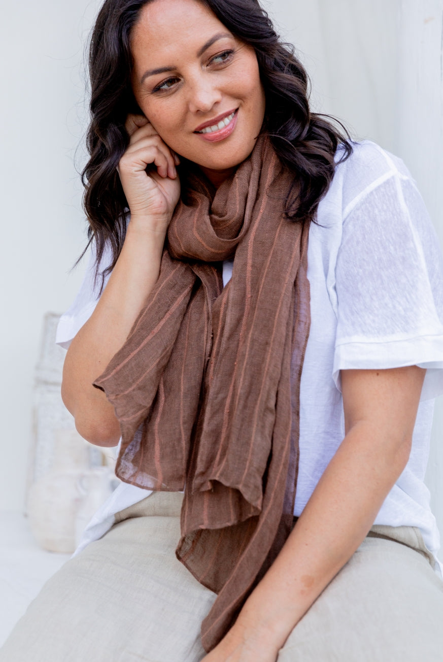 Valento Soft Pure Linen Scarf